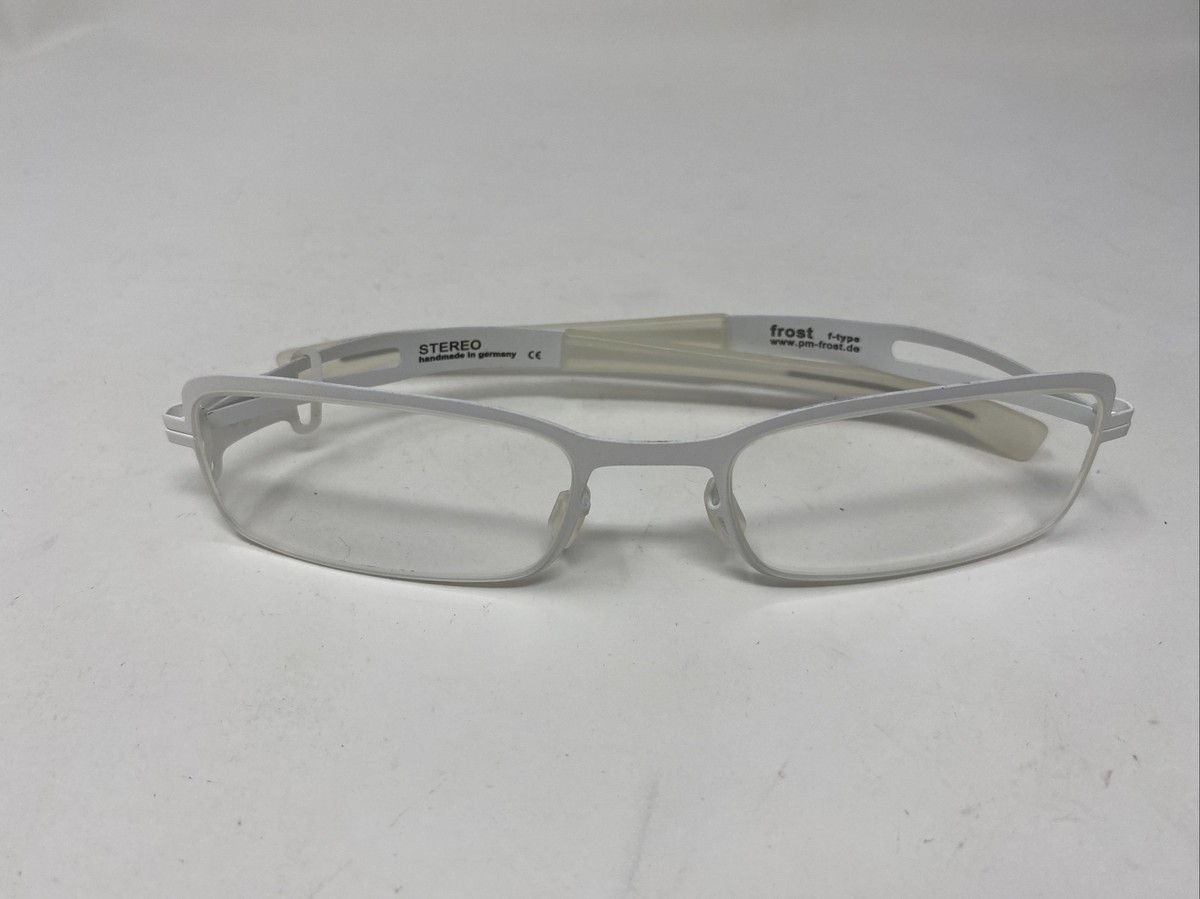 FROST EYEGLASS GERMANY TITANIUM FRAME STEREO WHITE 54-20-139 B:27 
