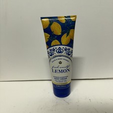 Fresh Amalfi Lemon Body Cream Bath Body Works 8 OZ