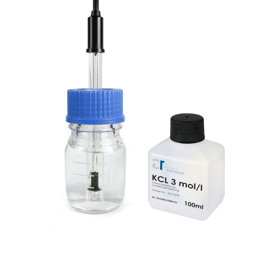 Profi Elektroden Aufbewahrungs-Set PH/REDOX Überwinterung Kaliumchlorid KCL - Bild 2 von 3