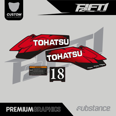 Tohatsu 18 Außenborder Aufkleber Kit Sticker Grafik Wrap