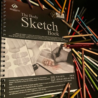 Body Sketch Book, Non Photo Blue. Collab W/ Canson Paper