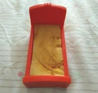 Vintage Fisher Price Little People Brown Castle Bed 1974