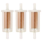 3x Fuel Filter for 691035 695666 MTD Craftsman Troy Bilt Lawn Mower Tractor