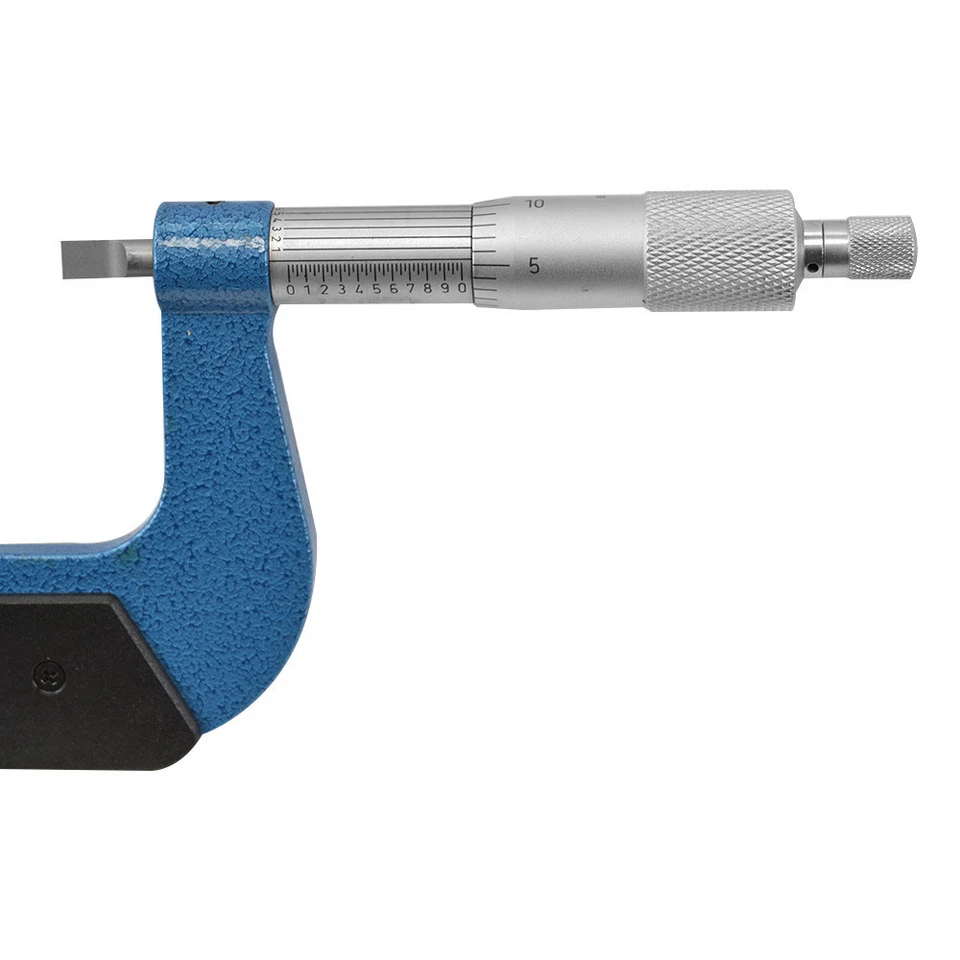 Largura externa da lâmina micrômetro estrutura de metal sólido 1-2" 0,236" grau 0,0001" - Imagem 3 de 4