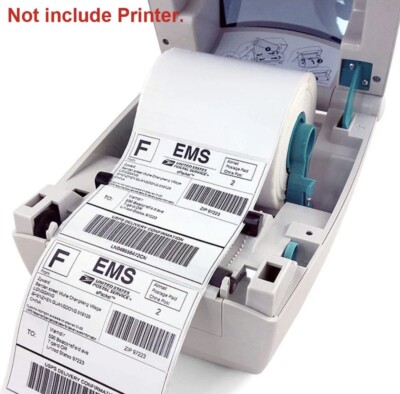 1 Roll 4x6 Direct Thermal Shipping Labels 250PR For Zebra 2844