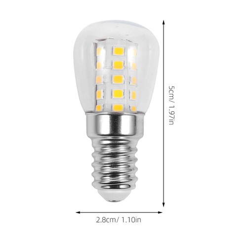 2 PCS Warm Light Bulbs 3w Led Light Bulbs Replacement Part Refrigerator - 第 3/12 張圖片