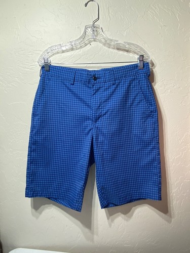 PGA Tour Shorts Herren Golfshorts Gr. 32 blau kariert kariert 3% Stretch - Bild 4 von 7