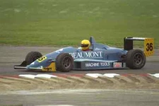 Metal Sign 582075 Blue Formula 3 Racing Car On Circuit A4 12X8 Aluminium