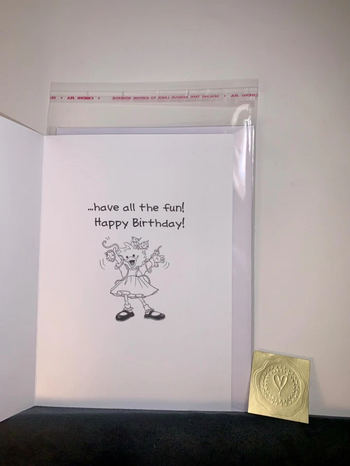 Happy Birthday Card! Suzy’s Zoo Birthday Girls Have All the Fun! - Image 2 of 2