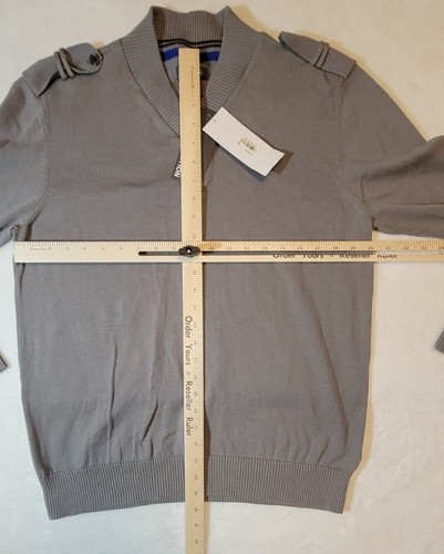 Kenneth Cole Reaction Top Women's Large Long Sleeve V-Neck Grey New With Tags - Picture 10 of 12