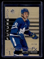 2019-20 SP Authentic Spectrum FX Gold Bounty Prize Dmytro Timashov RC 01/50