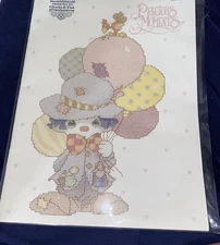 Precious Moments PM7 Book of Clowns Gloria & Pat counted cross stitch