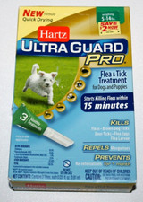 Hartz Ultra Guard Pro Flea Tick Monthly Treatments for Dogs/Puppies 5-14 lbs.