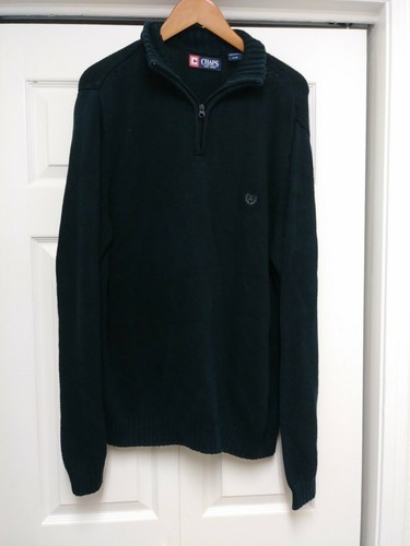 Quarter Zip Pull Over Navy Sweater 