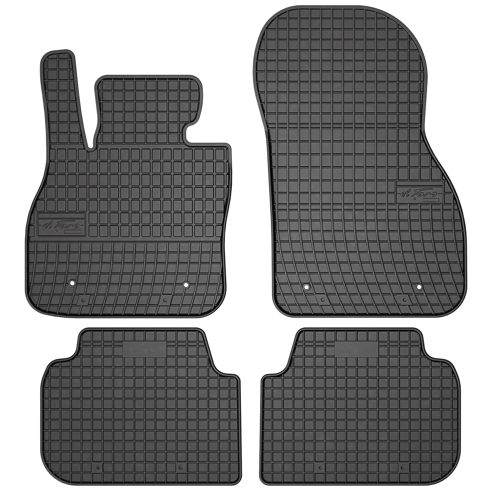 Tapis de sol caoutchouc Frogum El Toro pour Mini Clubman 2007-2014 imperméable avec bords 1.5cm