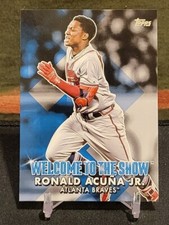 Ronald Acuna Jr. Welcome To The Show 2022 Topps Baseball Card #12 Atlanta Braves