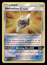 Normalium Z: Tackle 203/236 Reverse Holo S&M Unified Minds Pokemon Card