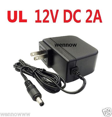 ** UL ** CCTV 12V 2000mA DC Power Adapter 2000mA for LTS Security Cameras