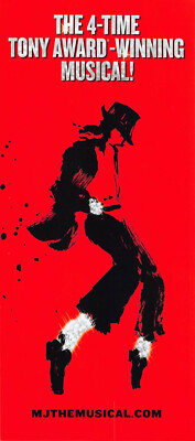 Michael Jackson MJ the musical 2023 Ad Flyer Broadway New York City