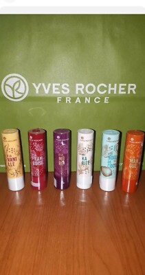 Yves Rocher Kakaobutter / Lippenbalsam 6 Stück Duftwahl  