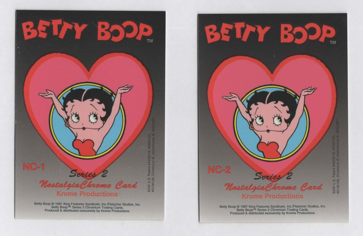 Betty Boop Pinups Chromium 2 Krome Productions 1997 Necrochrome