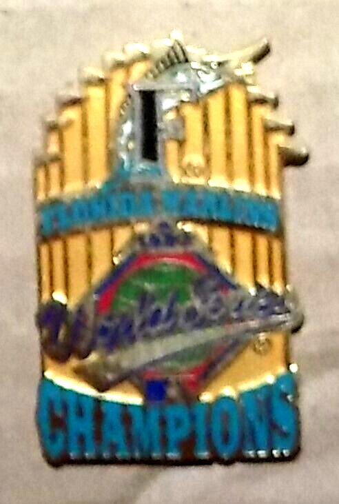 Florida Marlins 1997 World Series Champions Trophy Pin