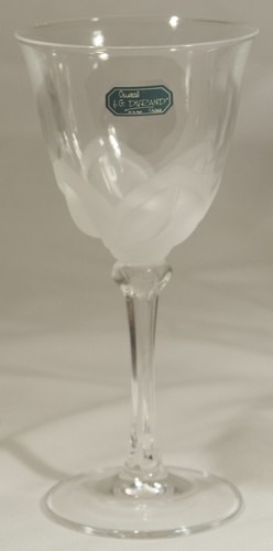 Set 6 Cristal D'Arques Durand Florence Wine Liquor Frosted Petal Glasses France - Picture 4 of 9