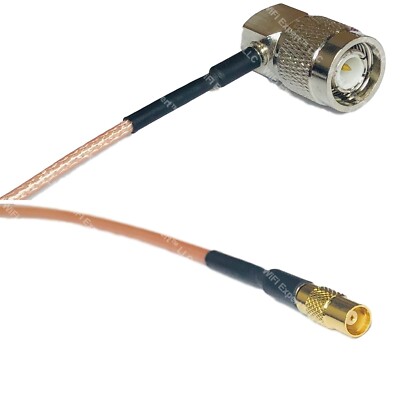 RG316 TNC Male Angle to MCX FEMALE RF Cable Rapid-SHIP LOT