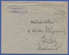 SLOVAKIA 1941 Russian Front Censored Field Post cover POL. POŠTA 6 to Vrúky