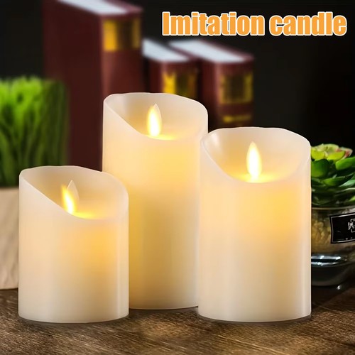 Flameless LED Pillar Candles