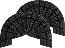 Sole Protector for Sneakers, Strong Self-Adhesive Shoe Heel 11-12, Black