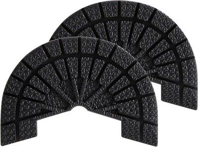 Sole Protector for Sneakers, Strong Self-Adhesive Shoe Heel 11-12, Black 
