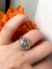 GORGEOUS VINTAGE MODERNIST 925 SOLID STERLING SILVER RING SIZE L 5.75