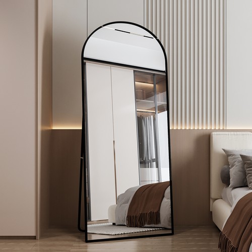 Ganzkörperspiegel 180×80 Wand Standspiegel Wandspiegel Ganzkörper Schwarz,Großer - Bild 3 von 12