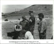 1986 Press Photo Clint Eastwood, Director of "Heartbreak Ridge" Movie