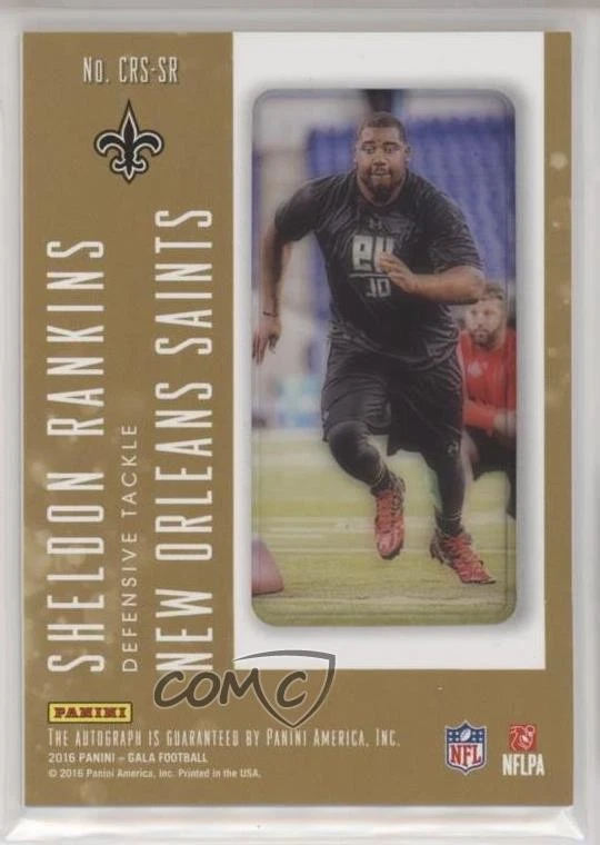 2016 Panini Gala Cinematic Rookie Signatures /99 Sheldon Rankins #CRS-SR Auto RC - Image 2 of 2