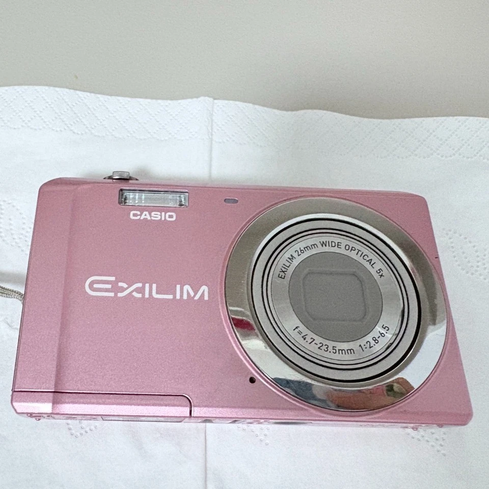 Casio EXILIM EX-ZS5 Digitalkamera 5-fach optischer Zoom 14,1MP Rosa Autofokus - Bild 3 von 4