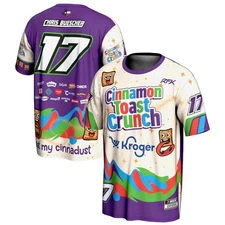 Chris Buescher #17 Purple Racing Car T-Shir Cinnamon Toast Crunch