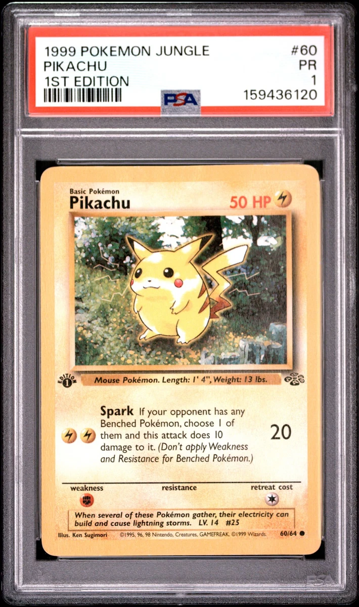 Pokémon Pikachu Pokémon TCG Jungle Individual Collectible Card