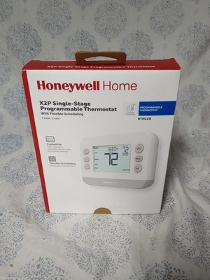 Programmable Thermostat, Single-Stage, 1 Heat/1 Cool, Flex Schedule