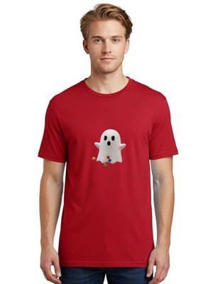 Ghost-1 Mens Graphic Tee, 100% Cotton, Casual Summer Wear