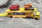 1960s Lesney Matchbox King Size K-8 Guy Warrior Car Transporter w/3 Vehicles