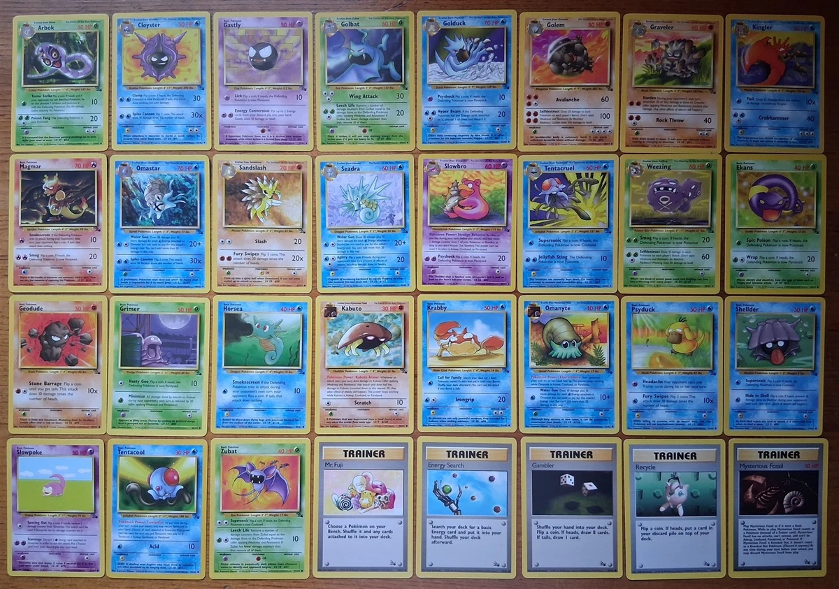pokemon fossil set card prices Pokémon TCG Fossil Collectible Card Game Sets for sale