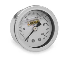Earl's Performance Analog Fuel Pressure Gauge 100187ERL