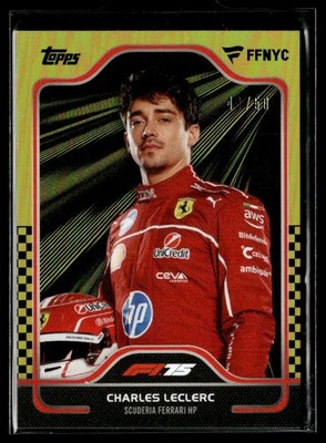 2024-25 Topps Fanatics Fest Gold Charles Leclerc 43/50 Ferrari #5
