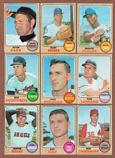 1968 Topps Lot (9) #202 #210 Peters #237 DArk #238 #266 #268 #269 #272 #305  EX