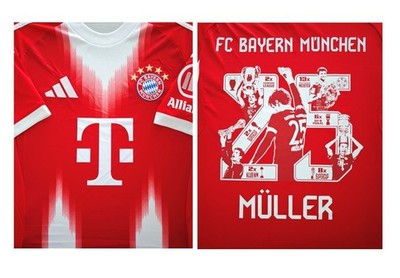 Trikot Herren Adidas FC Bayern 2025-2026 Home I Heim FCB - Müller 25 Sonderflock