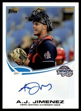 2013 Topps Pro Debut A.J. Jimenez Auto New Hampshire Fisher Cats #PDA-AJ