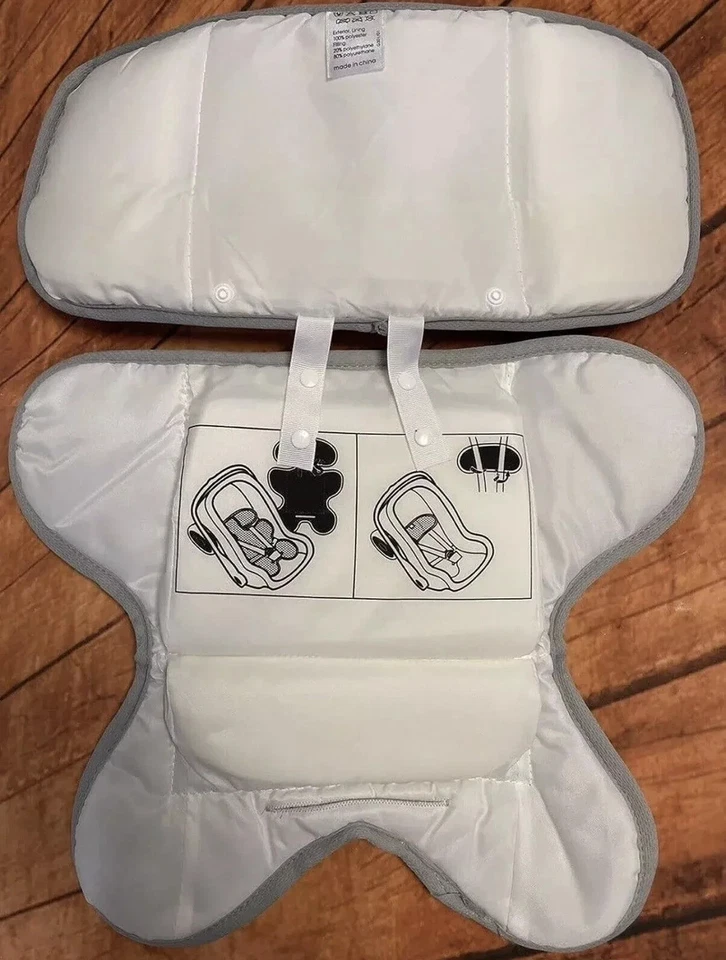 Inserto de bebé para asiento de coche, comparar con cochecito Doona, gris, almohada para asiento Foto 2 de 4