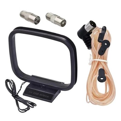 FM Dipol Antenne AM Loop für Heim Stereo Receiver mit verbessertem Signal
